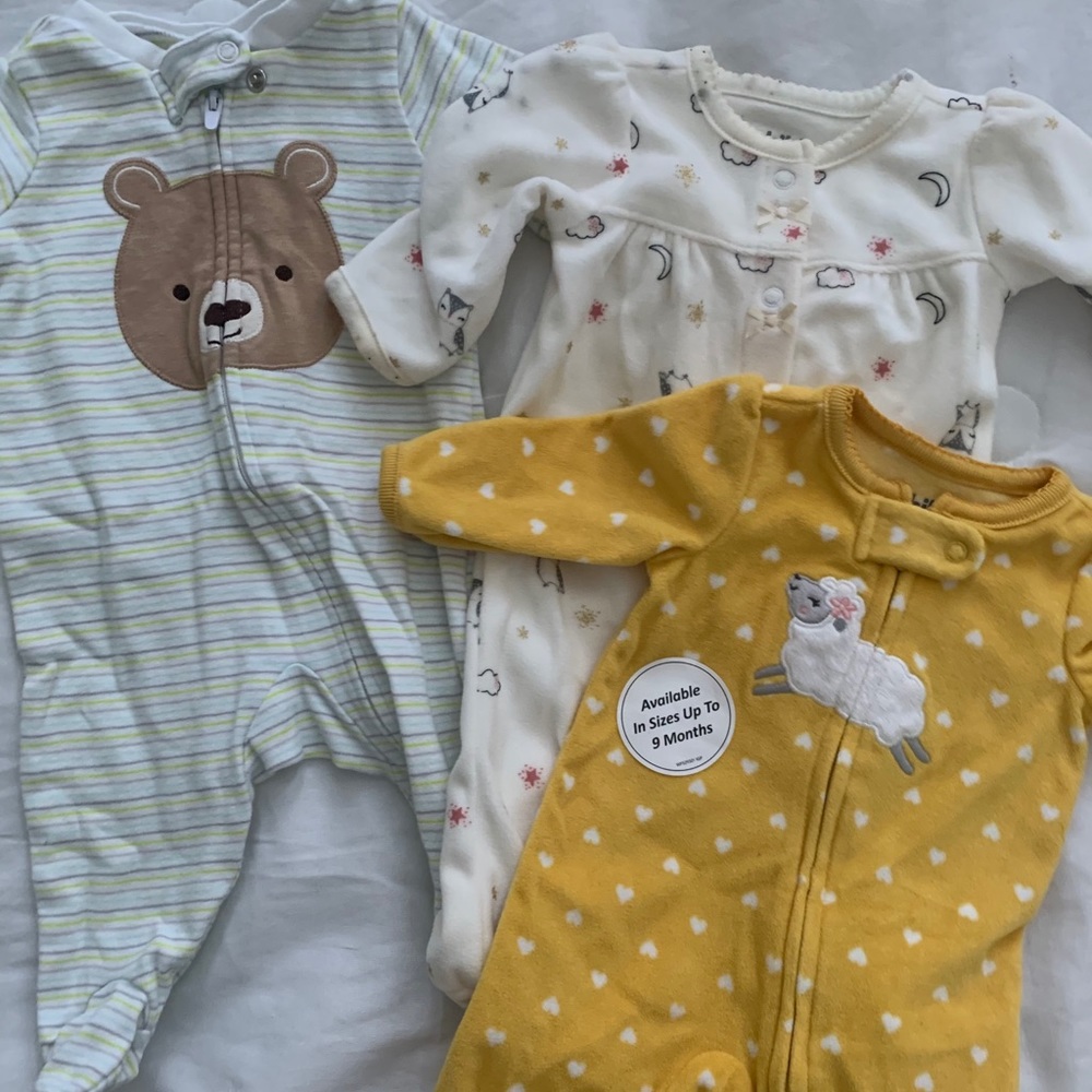 nb onesie set piece of 3